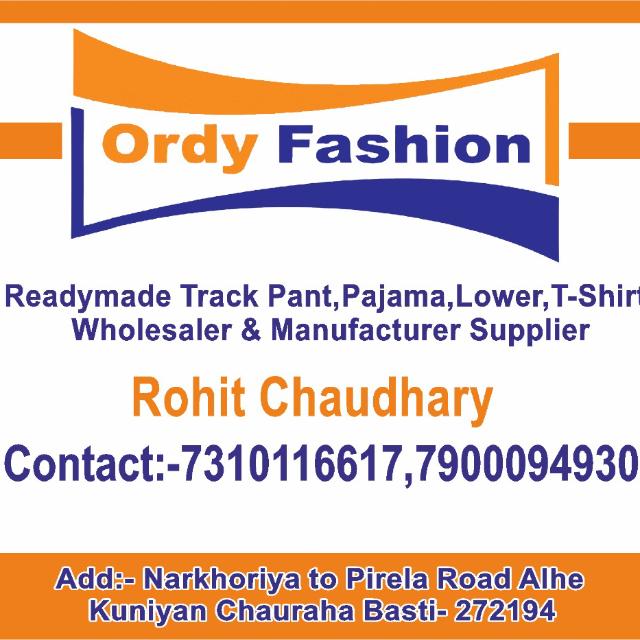 Ordy Fashion Wholesaler & Manufacturer