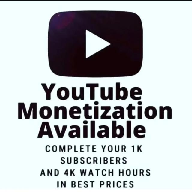 YOUTUBE CHANNEL MONITIZE