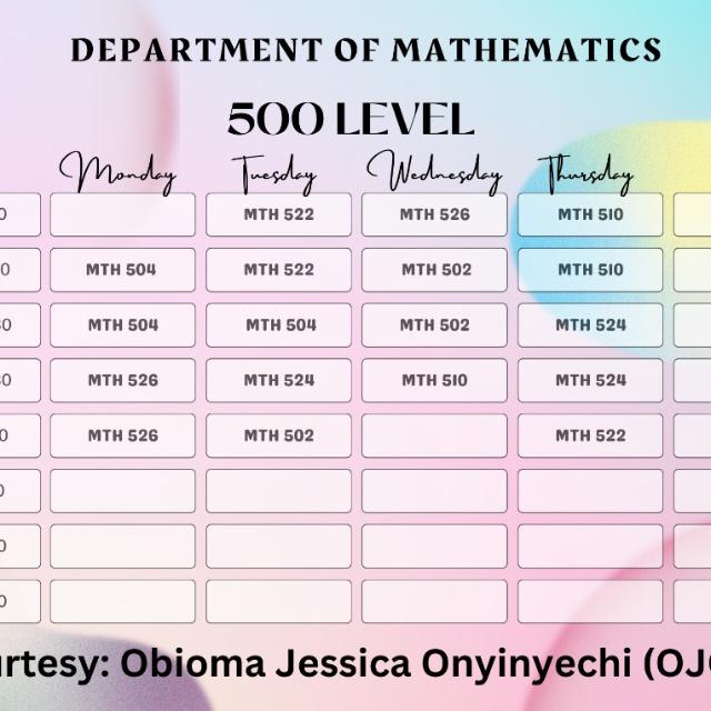 Final mathematics department project
