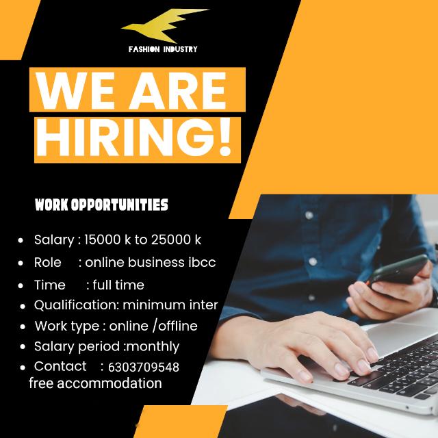 Work vacancies available