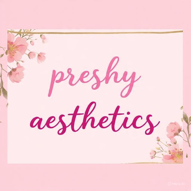 Preshy luxury wears and Aesthetics 💕